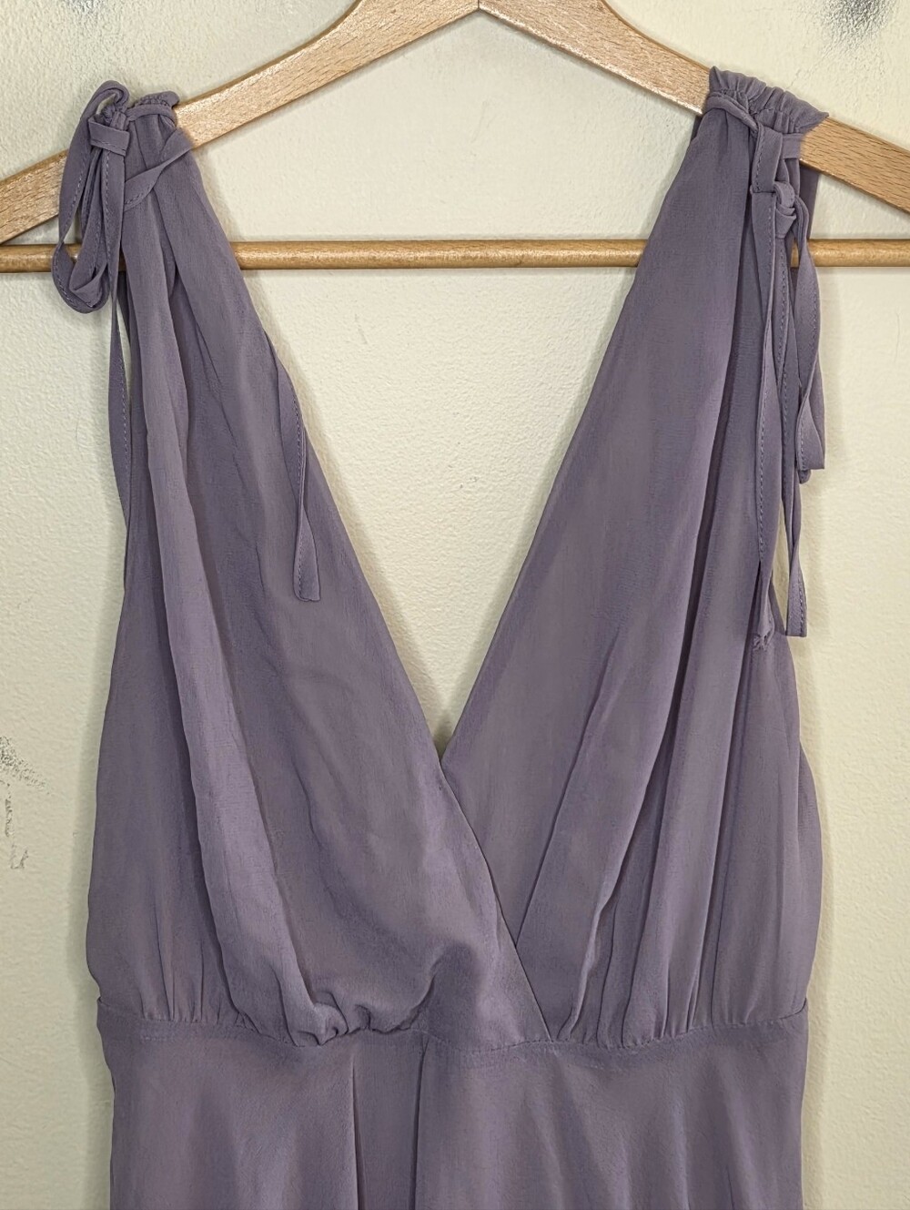 Lulu's Purple V-neck Open Front Maxi Cocktail Party Dress Size XL - Picture 3 of 6
